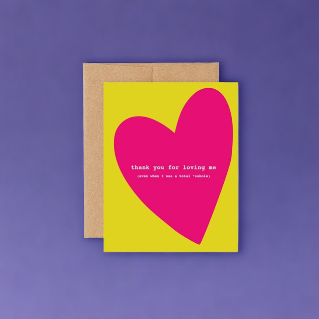 Thanks For Loving Me  Greeting Card