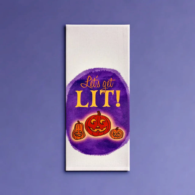 Let's Get Lit Dishtowel
