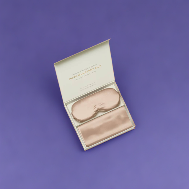 Silk Sleep Set Nude Champagne