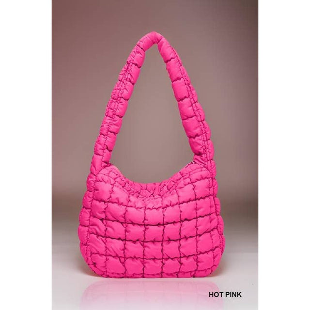 Puff Quilted Crossbody Shoulder Bag