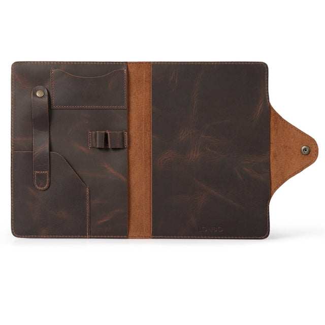 Leather Portfolio with Notepad