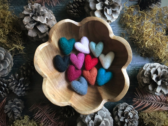 Felted Wool Heart