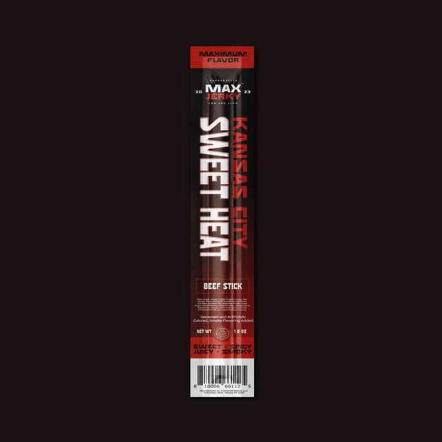 Kansas City Sweet Heat Beef Sticks (1 Bag, 10 Sticks)