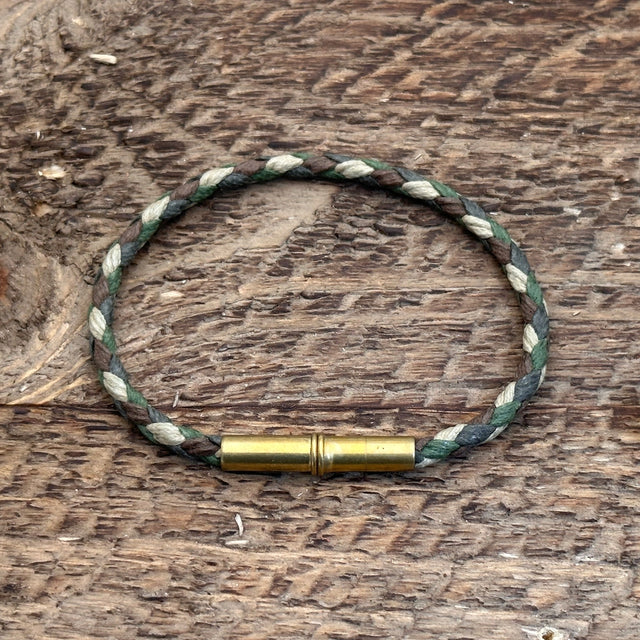 Flint Single Waxed Canvas Bracelet