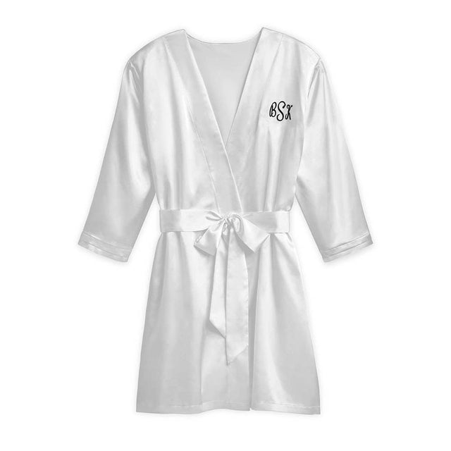 Satin Robe With Pockets