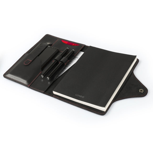 Leather Portfolio with Notepad