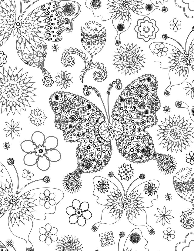 Adult Coloring Book: Stress Relieving Patterns (mini)