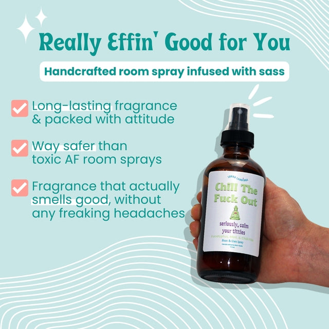 Eucalyptus Mint Room & Linen Spray,  Chill the Fuck Out,