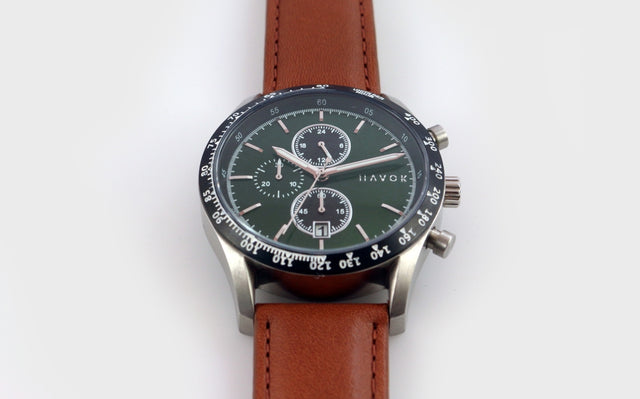 British Green Racer Chronograph - 42mm