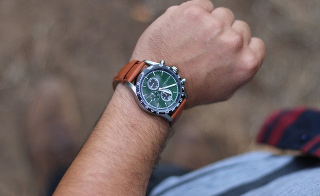 British Green Racer Chronograph - 42mm