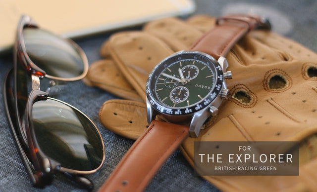 British Green Racer Chronograph - 42mm