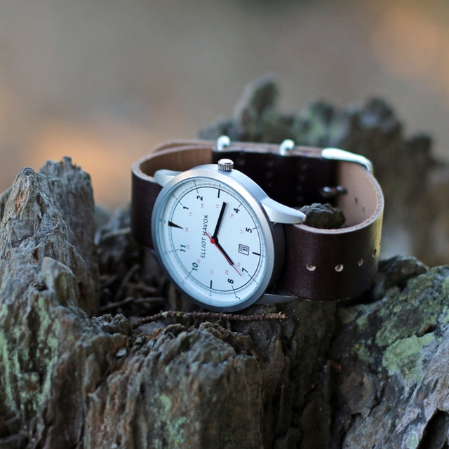 White Classic Havok Watch - 40mm