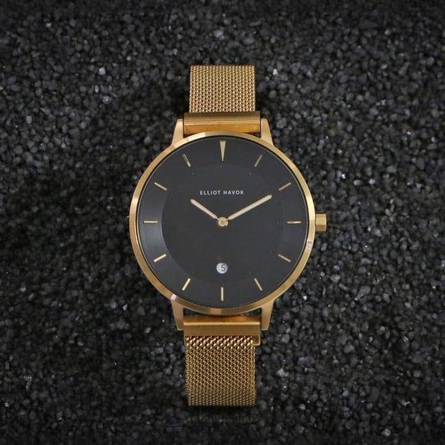 Gold Ember Minimalist Mesh - 38mm