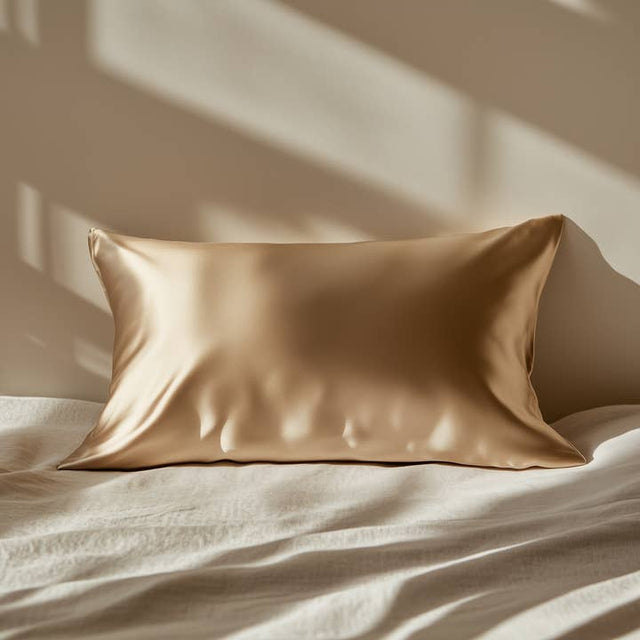 Silk Pillowcase Nude Champagne Standard (Pack of 1)