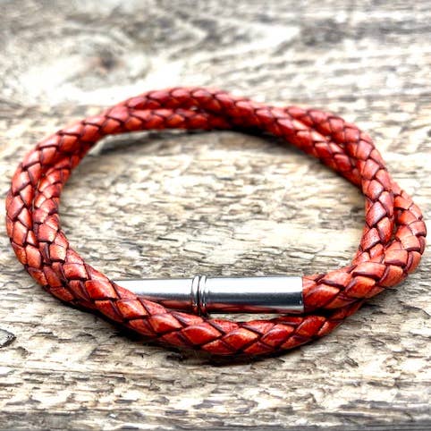 Flint Silver Braided Bracelet - *Limited Supply*