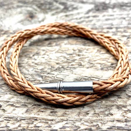 Flint Silver Braided Bracelet - *Limited Supply*