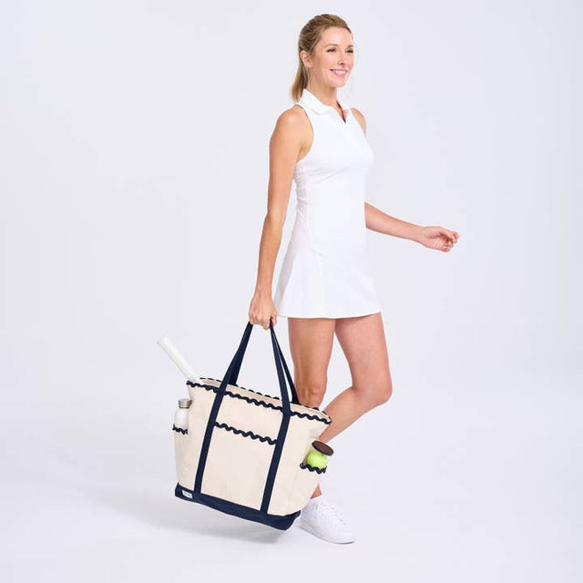 Scalloped Tennis Tote