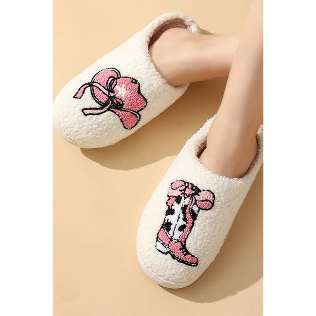 Novelty Soft Plush Cozy Slippers (size L/XL)