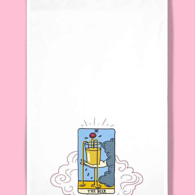 The Beer Kitchen Tarot Dishtowel