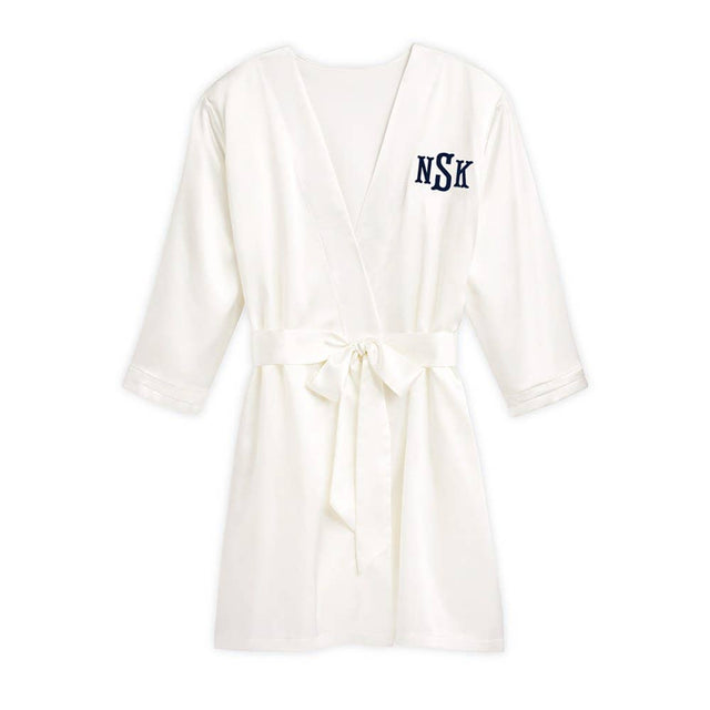 Satin Robe With Pockets