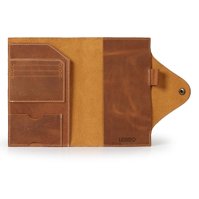 Leather Portfolio with Notepad