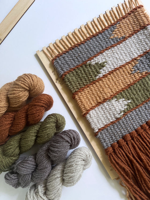 DIY Tapestry Weaving Kit for Beginners - Yarn & Fiber Crafts