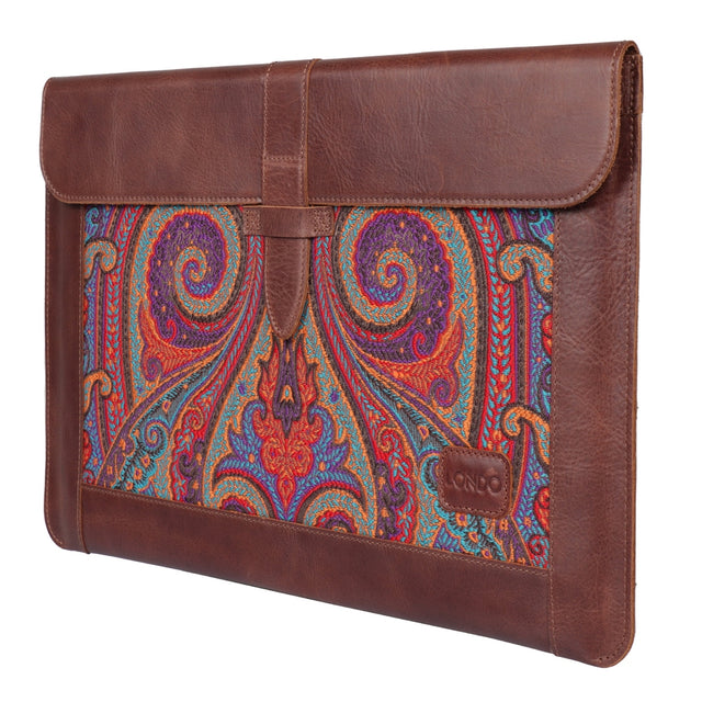 Leather Sleeve, Bohemian Bag for MacBook Pro