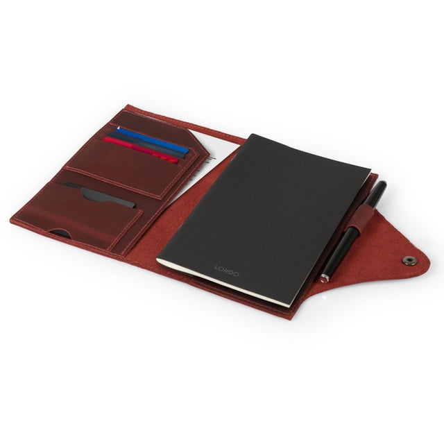 Leather Portfolio with Notepad