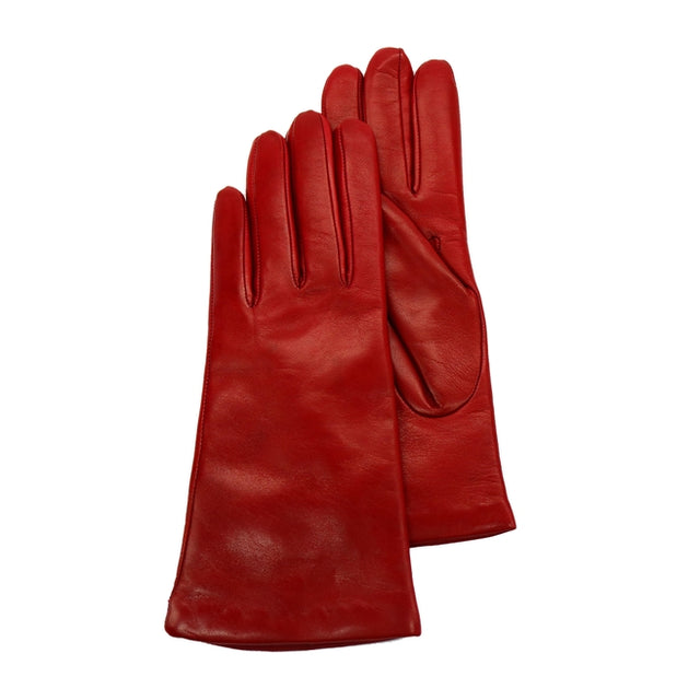 9" Leather Gloves with Cashmere Lining