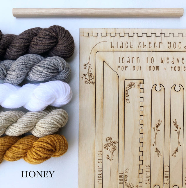 DIY Tapestry Weaving Kit for Beginners - Yarn & Fiber Crafts