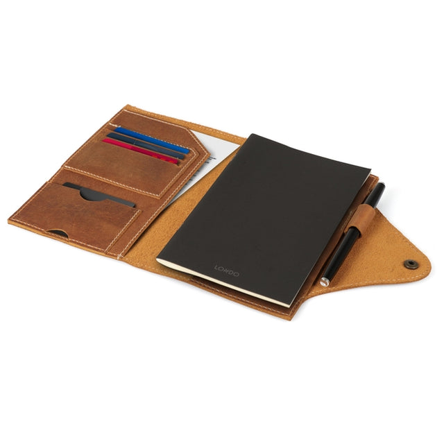 Leather Portfolio with Notepad