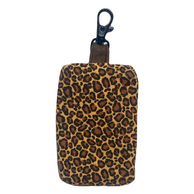 Cheetah Print Dog Poop Bag Holder