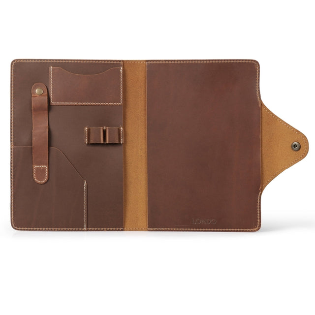 Leather Portfolio with Notepad