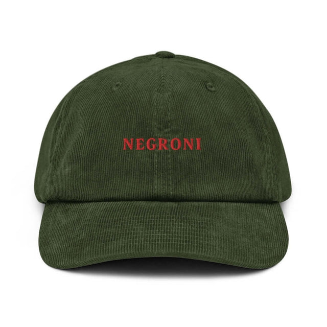 Negroni - Corduroy Embroidered Cap