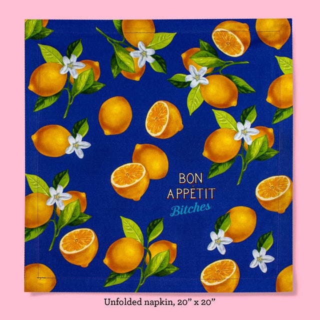 Bon Appetit Bitches Napkins - Set of 4