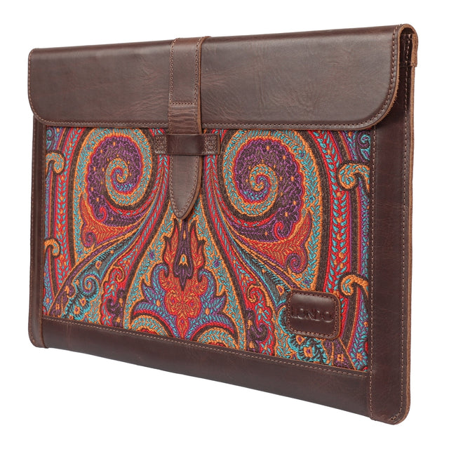 Leather Sleeve, Bohemian Bag for MacBook Pro