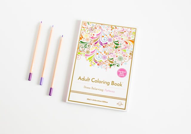 Adult Coloring Book: Stress Relieving Patterns (mini)