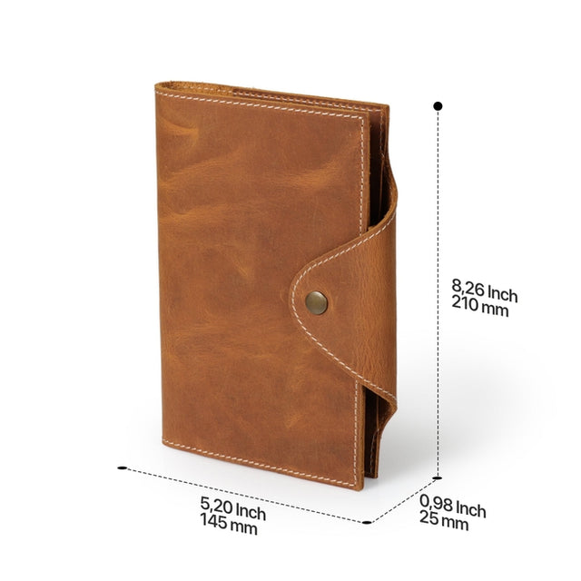 Leather Portfolio with Notepad