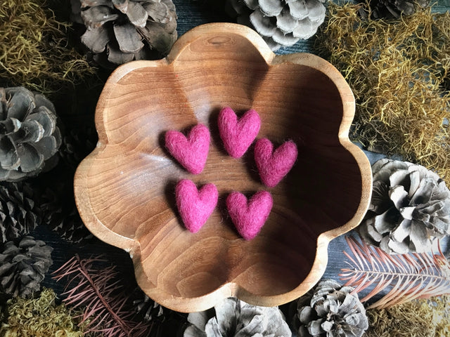 Felted Wool Heart