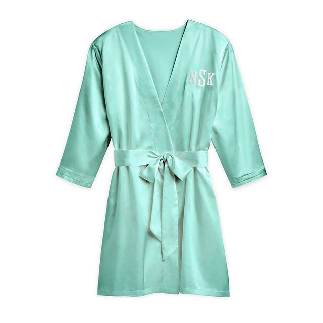 Satin Robe With Pockets