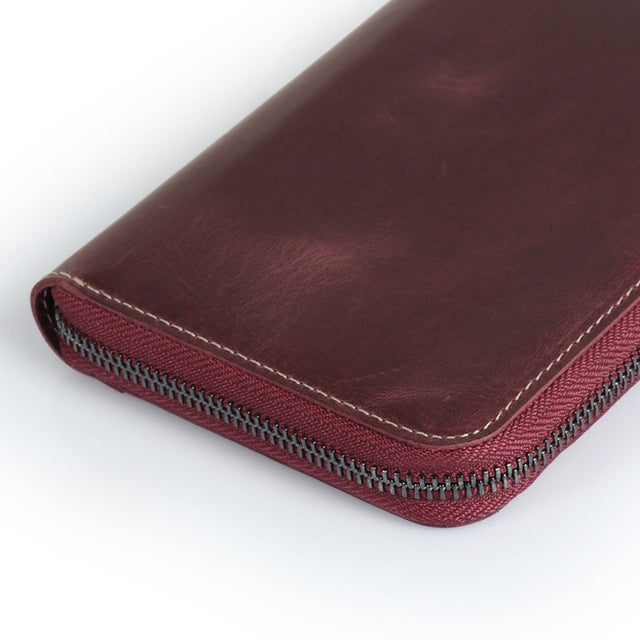 Leather Padfolio with Pencil Holder