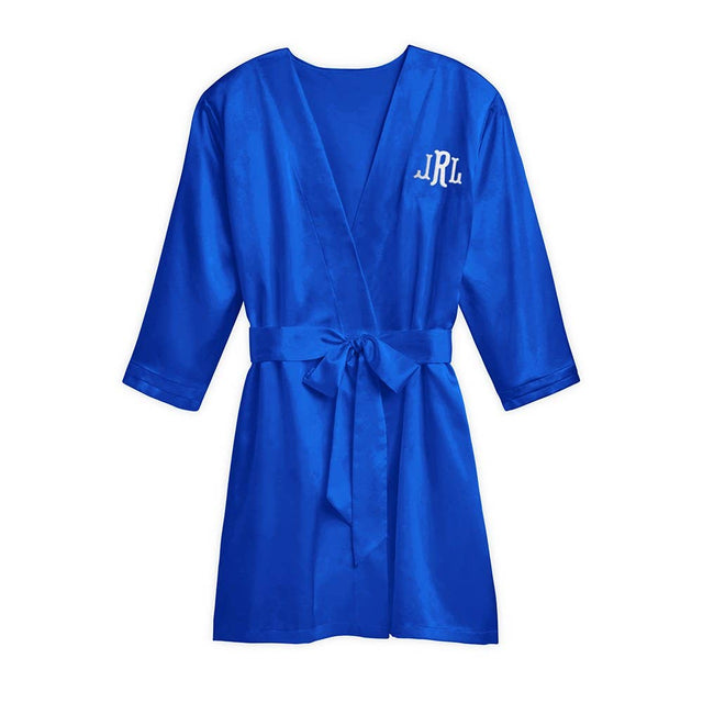 Satin Robe With Pockets