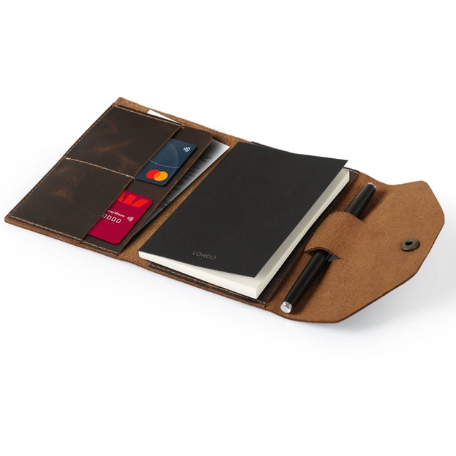 Leather Portfolio with Notepad