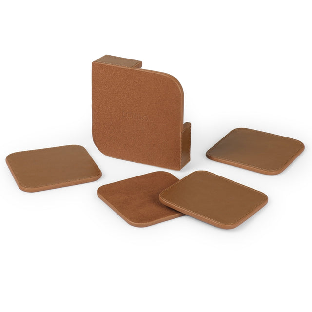 Leather Coasters - Set of 4