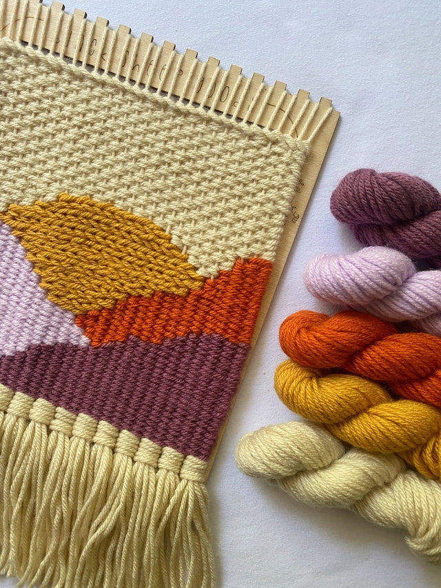 DIY Tapestry Weaving Kit for Beginners - Yarn & Fiber Crafts