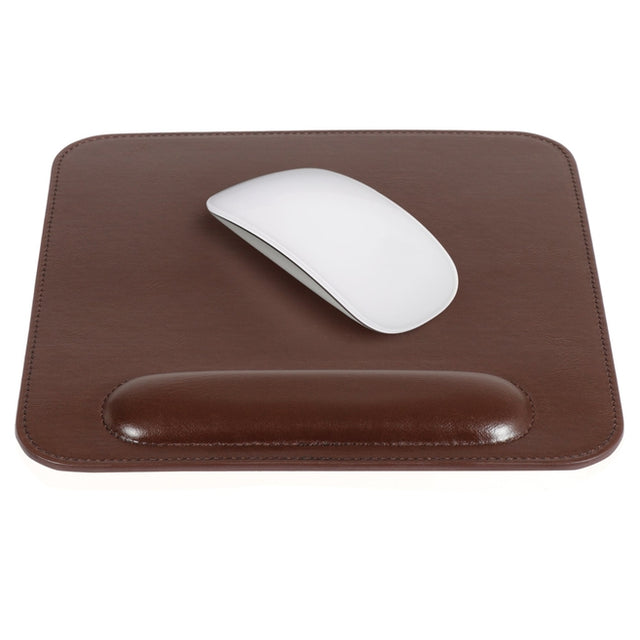 Leather Mouse Pad with Wrist Rest