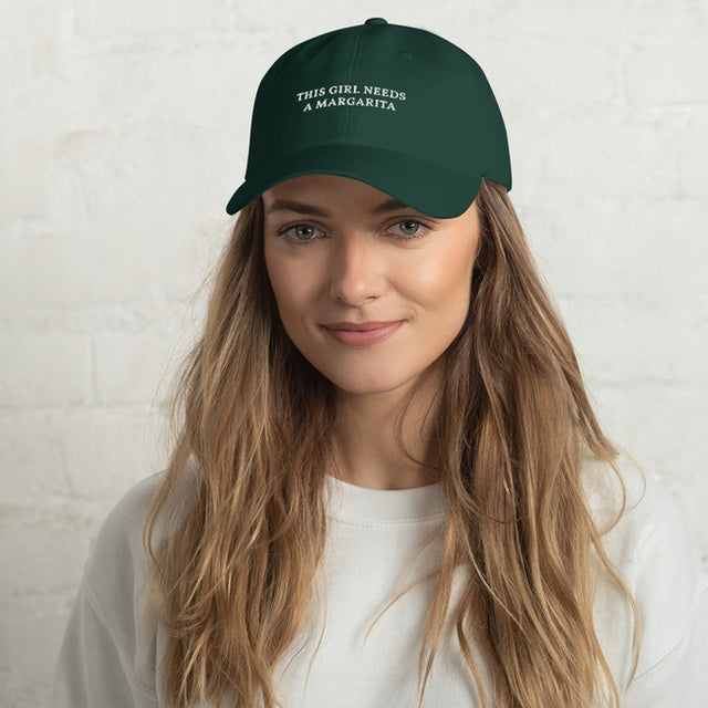 This Girl needs a Margarita - Embroidered Cap