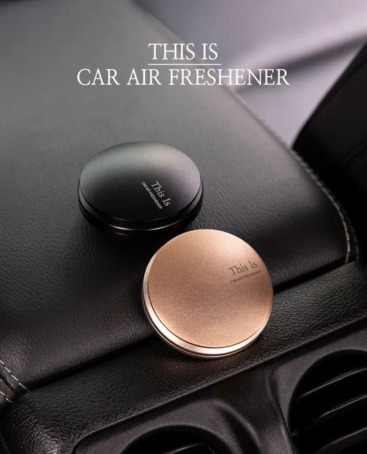 Car Vent Clip On Air Freshener Scent Gift Set - Gold