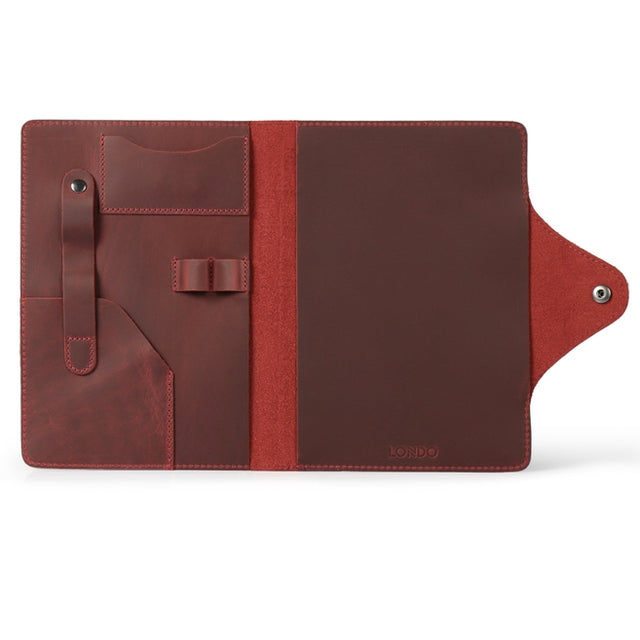 Leather Portfolio with Notepad