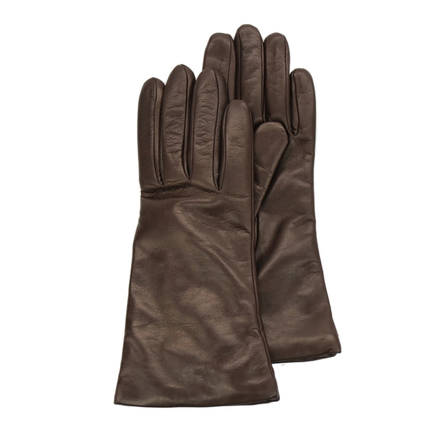 9" Leather Gloves with Cashmere Lining